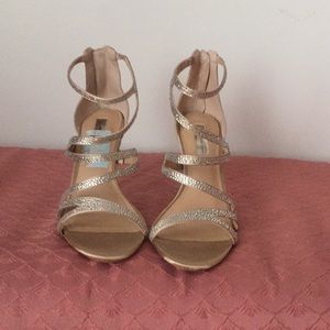 Sequins high heel shoes